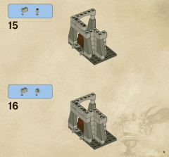 LEGO 4193 instructions page 9 – build guide