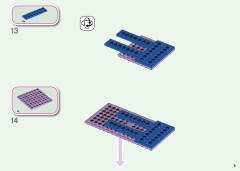 LEGO 41938 instructions page 9 – build guide
