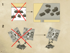 LEGO 4195 instructions page 2 – build guide