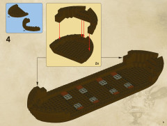 LEGO 4195 instructions page 9 – build guide