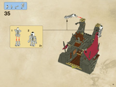 LEGO 4195 instructions page 13 – build guide