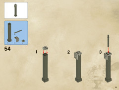 LEGO 4195 instructions page 53 – build guide