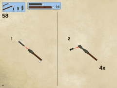 LEGO 4195 instructions page 60 – build guide