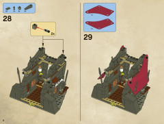 LEGO 4195 instructions page 8 – build guide
