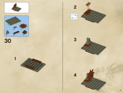 LEGO 4195 instructions page 9 – build guide