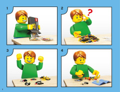 LEGO 42000 instructions page 2 – build guide