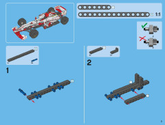LEGO 42000 instructions page 3 – build guide