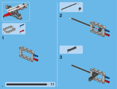 LEGO 42000 instructions page 2 – build guide
