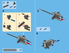 LEGO 42000 instructions page 3 – build guide