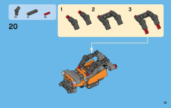 LEGO 42001 instructions page 15 – build guide