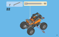 LEGO 42001 instructions page 17 – build guide