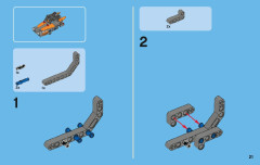 LEGO 42001 instructions page 21 – build guide