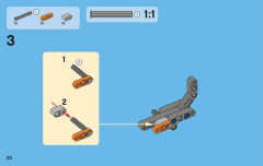 LEGO 42001 instructions page 22 – build guide