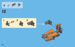 LEGO 42001 instructions page 28 – build guide