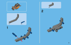 LEGO 42001 instructions page 3 – build guide