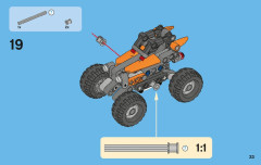 LEGO 42001 instructions page 33 – build guide