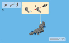 LEGO 42001 instructions page 4 – build guide