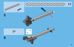 LEGO 42002 instructions page 17 – build guide