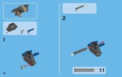 LEGO 42002 instructions page 20 – build guide