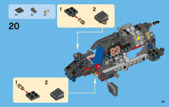 LEGO 42002 instructions page 35 – build guide