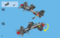 LEGO 42002 instructions page 12 – build guide