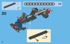 LEGO 42002 instructions page 18 – build guide