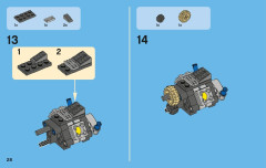LEGO 42002 instructions page 28 – build guide