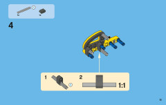 LEGO 42004 instructions page 11 – build guide