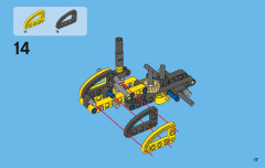 LEGO 42004 instructions page 17 – build guide