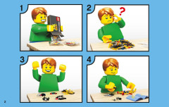 LEGO 42004 instructions page 2 – build guide