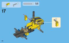 LEGO 42004 instructions page 20 – build guide