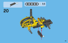 LEGO 42004 instructions page 23 – build guide