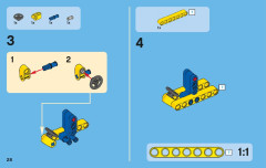 LEGO 42004 instructions page 28 – build guide