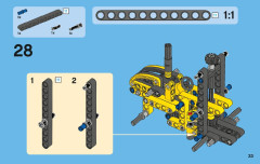 LEGO 42004 instructions page 33 – build guide