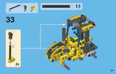LEGO 42004 instructions page 39 – build guide