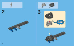 LEGO 42004 instructions page 4 – build guide