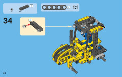 LEGO 42004 instructions page 40 – build guide