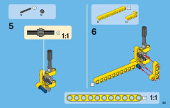 LEGO 42004 instructions page 43 – build guide