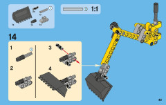 LEGO 42004 instructions page 49 – build guide