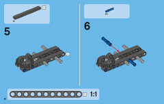 LEGO 42004 instructions page 6 – build guide