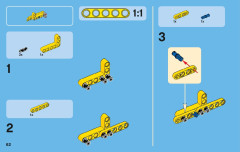 LEGO 42004 instructions page 62 – build guide
