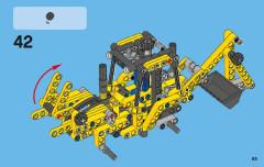 LEGO 42004 instructions page 65 – build guide
