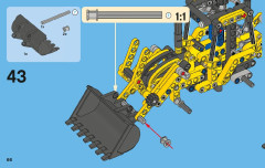 LEGO 42004 instructions page 66 – build guide