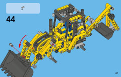 LEGO 42004 instructions page 67 – build guide