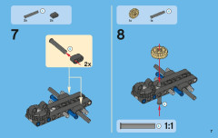 LEGO 42004 instructions page 7 – build guide