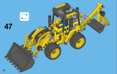 LEGO 42004 instructions page 70 – build guide