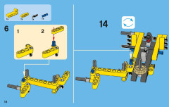 LEGO 42004 instructions page 14 – build guide