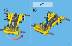 LEGO 42004 instructions page 15 – build guide