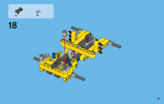 LEGO 42004 instructions page 17 – build guide