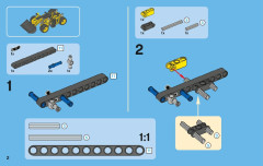 LEGO 42004 instructions page 2 – build guide